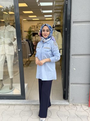 Selinada Omuz Detaylı Gömlek - 5114