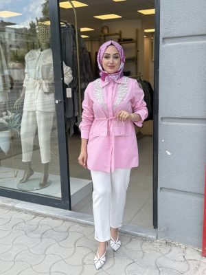 Selinada Kanatlı Tasarım Gömlek - 4303